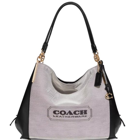 Coach Handbags - Coach Badge Jacquard Dalton 31 Shoulder Bag